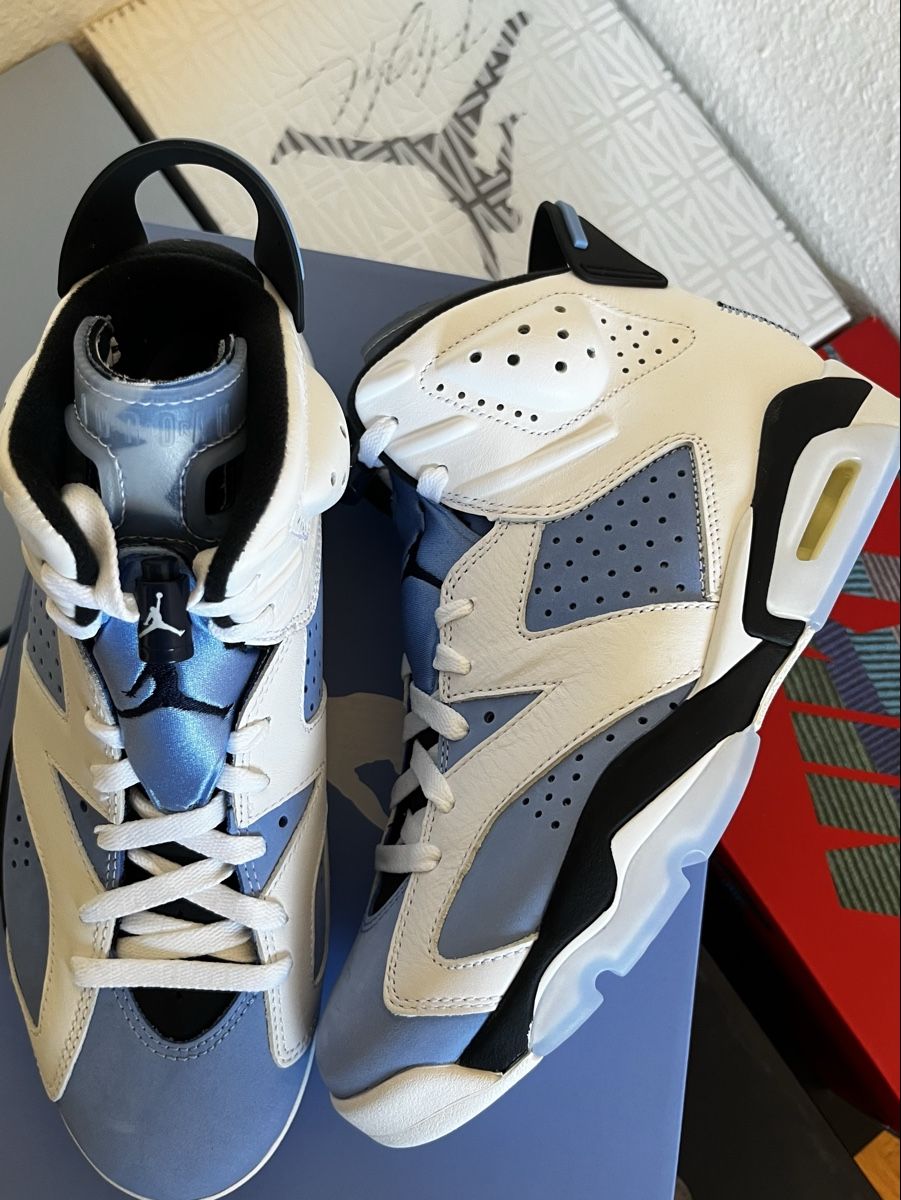 Jordan Scarpe da uomo: Air Jordan 6 UNC, Grösse 42 – Nuovo e nell'imballaggio originale da Liebefeld venduto da donetasy 4
