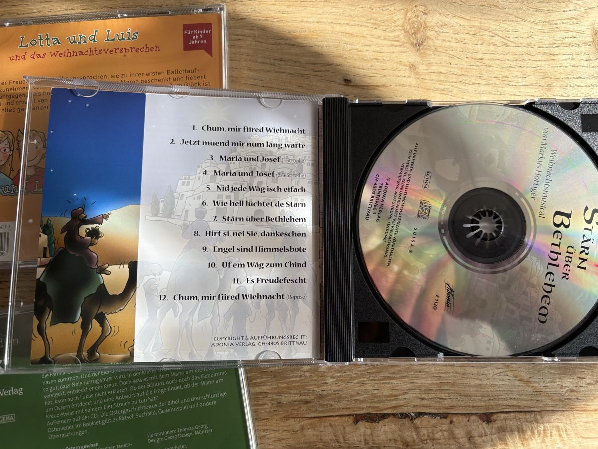 CD: Adonia Kinder-CD & Christliche Geschichten – Nuovo e nell'imballaggio originale da Bauma venduto da haelge01 2