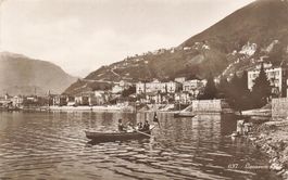 Locarno (TI) Lago Maggiore mit Boot
