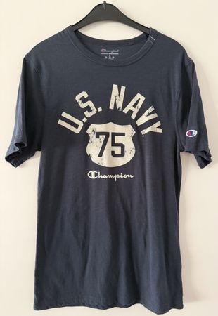 T-Shirt Champion US Navy dunkelblau Grösse S neu