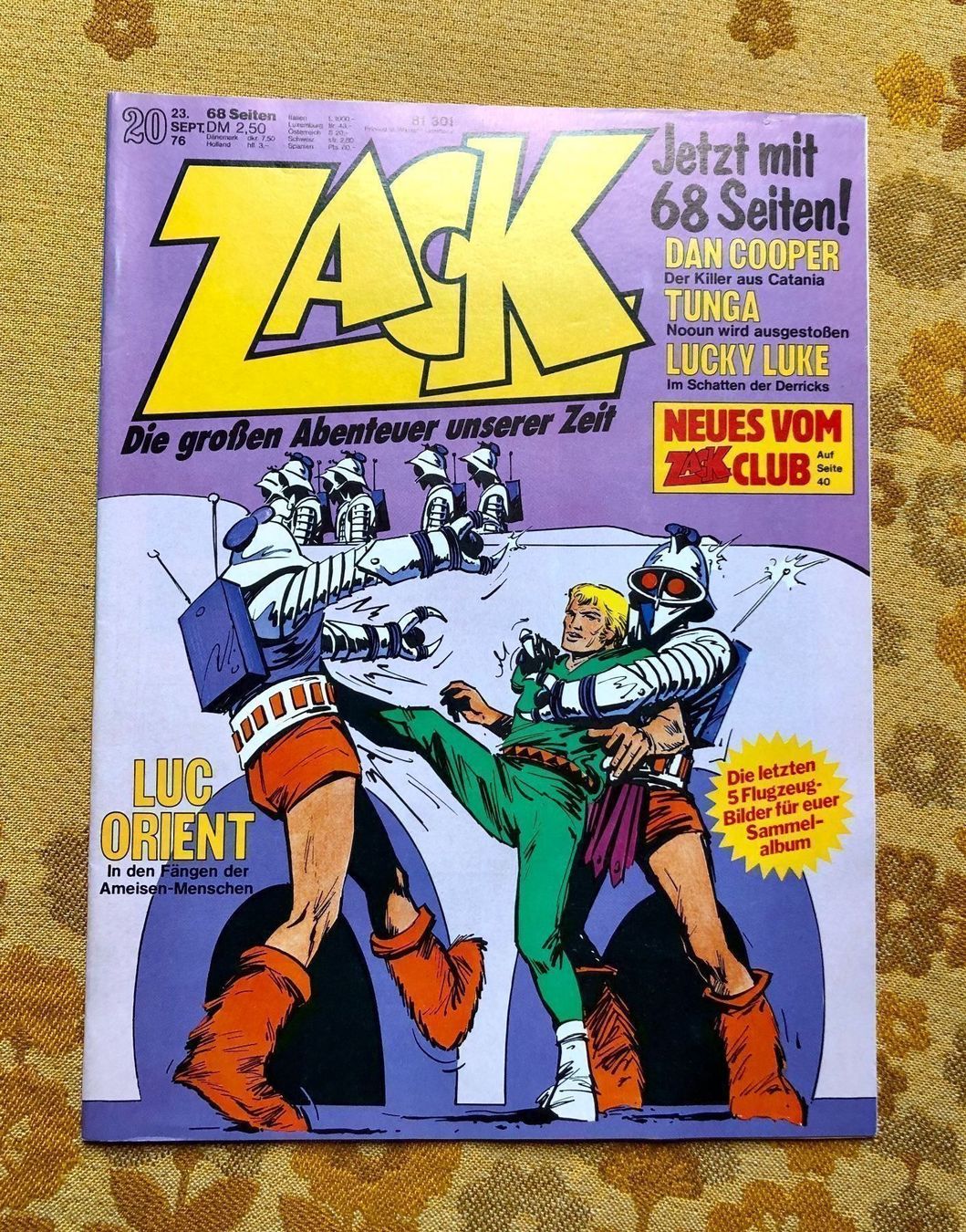 BD: Zack Heft Nr 20 von 1976 – Neuf (Voir description) à Endingen par nathan05