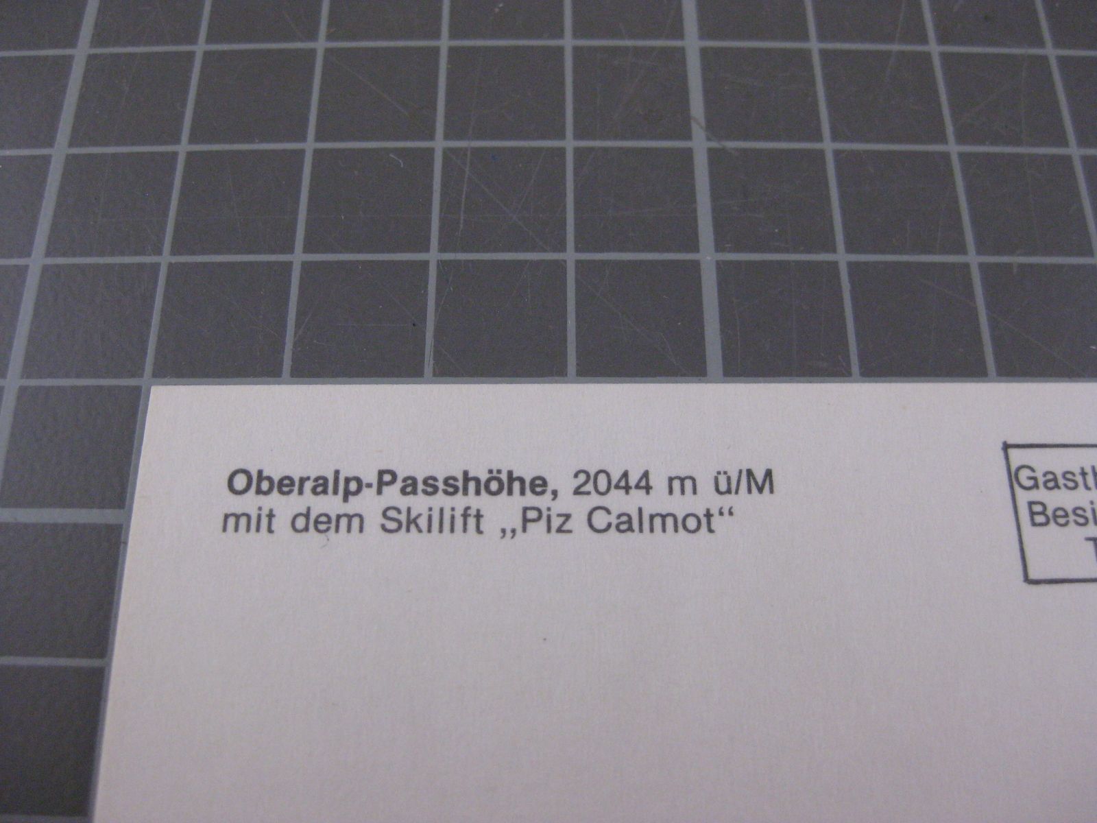 Ansichtskarten: AK Oberalp Passhöhe mit Zug – Gebraucht aus Malters von Marosko 2
