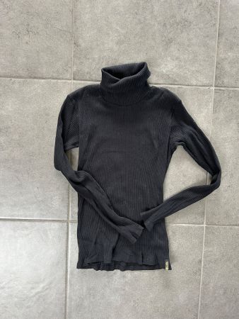 Schwarzer Rollkragenpullover Gr. 164/14Y No Way Monday