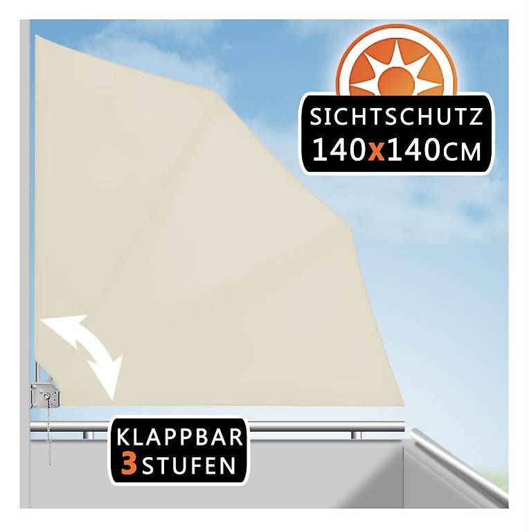 Glatz Parasols: Detex Balkonfächer NEU / OVP – D'occasion à Brunnen par mar_b2s6 4