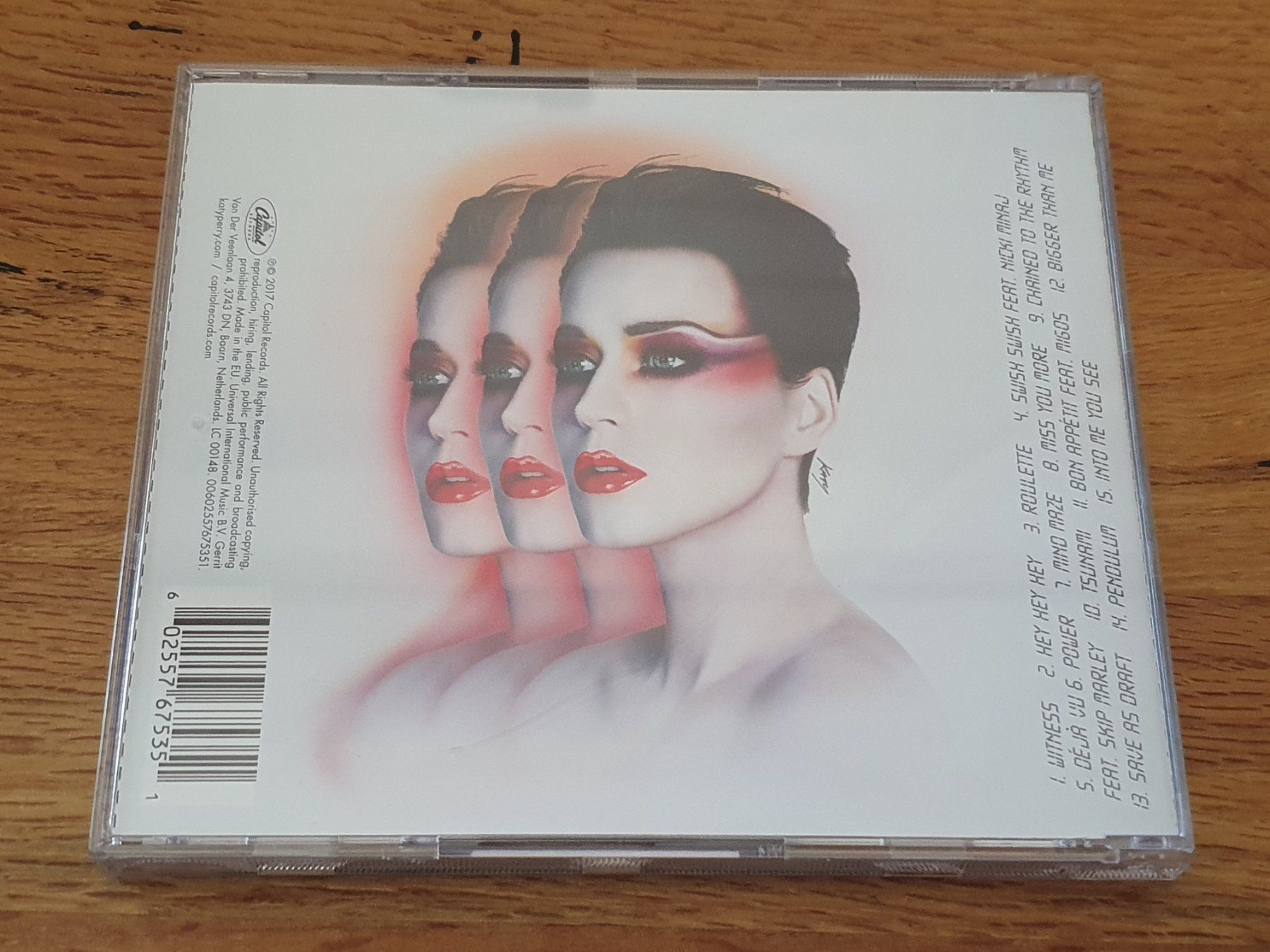 CDs: Katy Perry - WITNESS - CD 2017 – Gebraucht aus Auenstein von Trilos 1