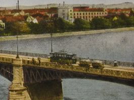 Basel , Johanniterbrücke , Tram