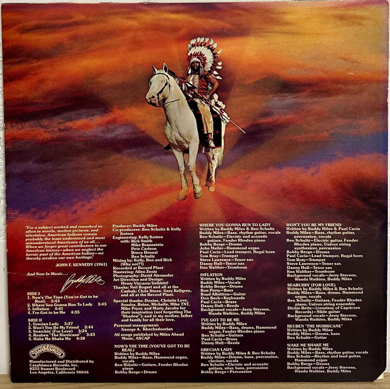 Schallplatten: Buddy Miles - Bicentennial Gathering // LP: VG+; Sleeve: VG+ – Gebraucht aus Zürich von saltbee 1