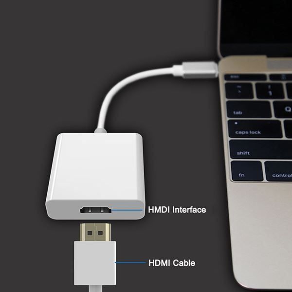 Laufwerke & Adapter: USB TYPE-C ZU HDMI 1080P - TYP-C ADAPTER - USB-C ZU HDMI – Neu und originalverpackt aus Kriens von swissgadget 2
