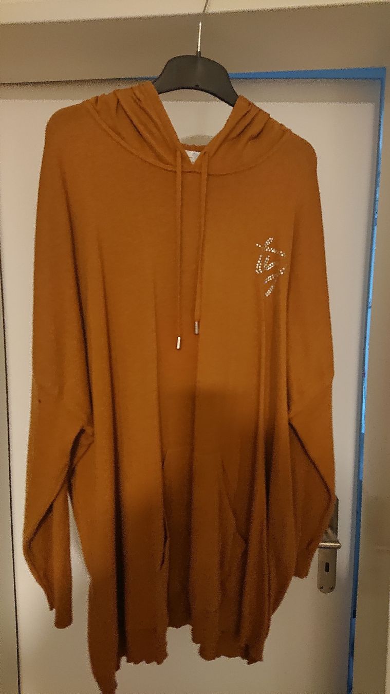 Maglioni & Felpe: Herbstlicher Hoodie Gr. 64, cognac – Nuovo (secondo la descrizione) da Madiswil venduto da Sandraho