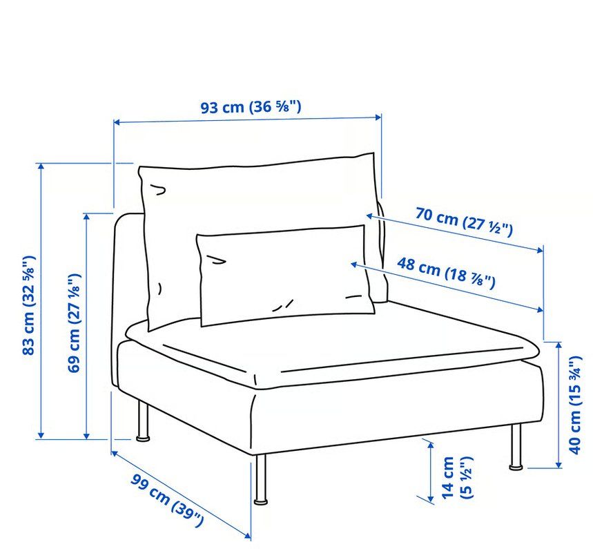 Ikea Poltrone: Ikea Söderhamn Sitzelement – Usato da Luzern venduto da darux 3
