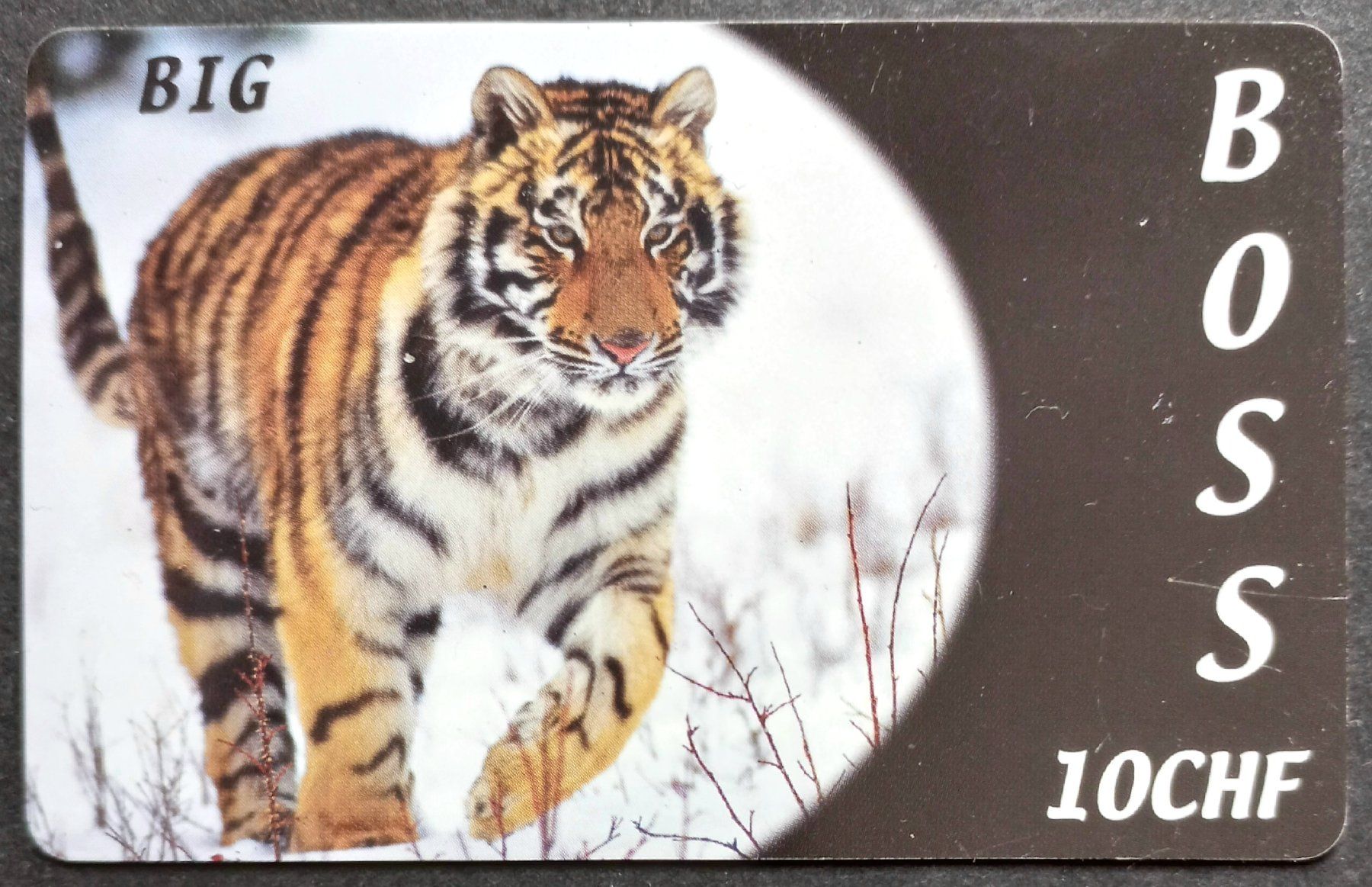 Schede telefoniche: Taxcard Phonecard - Tiger - CH – Usato da Niederuzwil venduto da lubimaja