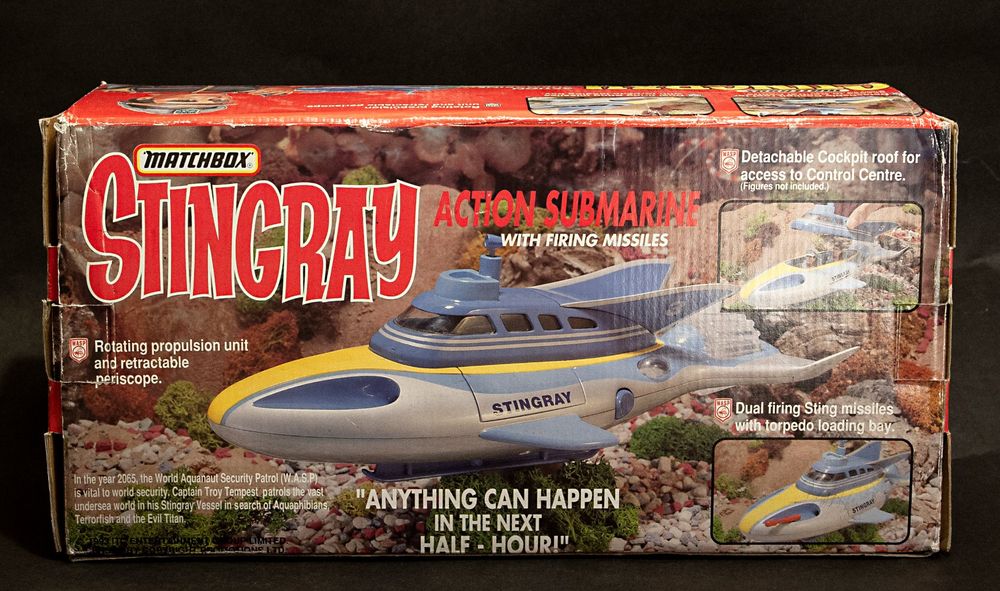 Vintage Matchbox Stingray Action Submarine 1993 (Neu und ...