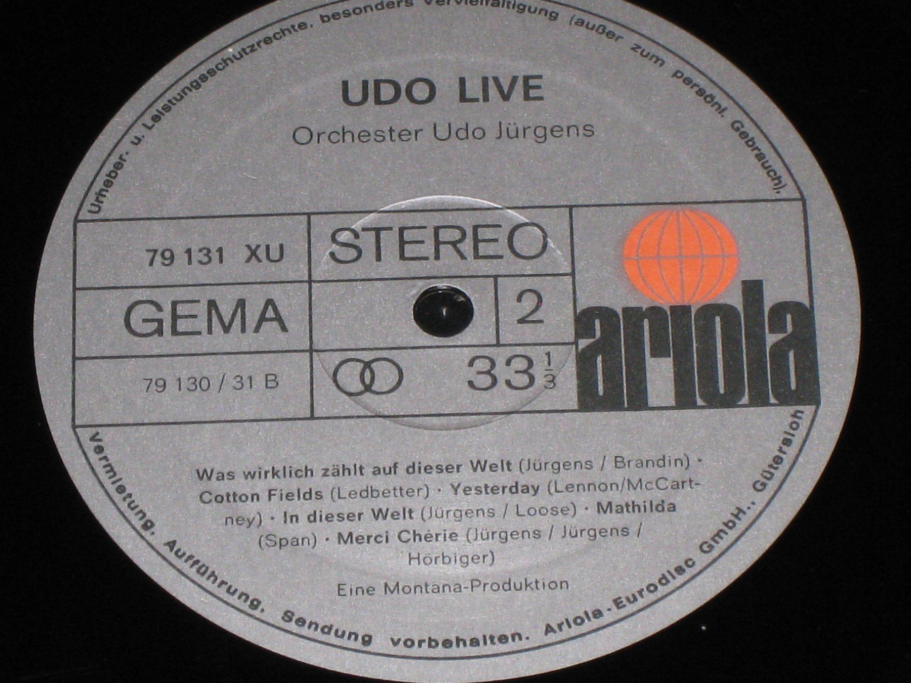 Dischi in vinile: DOPPEL LP - UDO LIVE – Usato da Steckborn venduto da Quo7 5