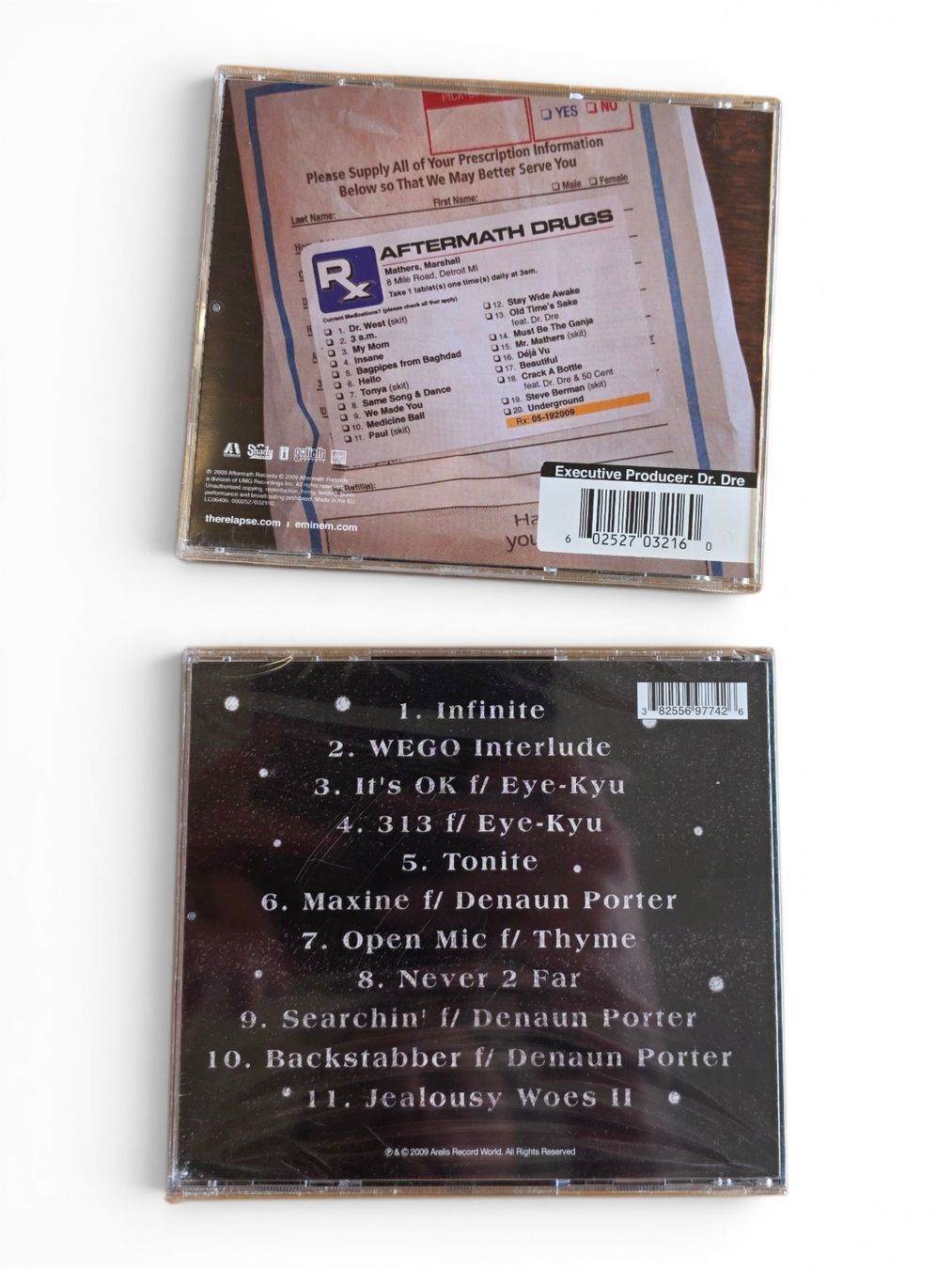 CD: Eminem Relapse & Infinite (OVP) CDs  – Usato da Rieden AG venduto da RuvensBrocki 1