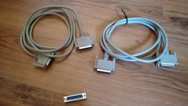 2 Paralell Druckerkabel plus Adapter