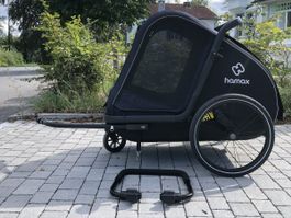 Hamax Velo-Anhänger Hunde Pluto L, blau