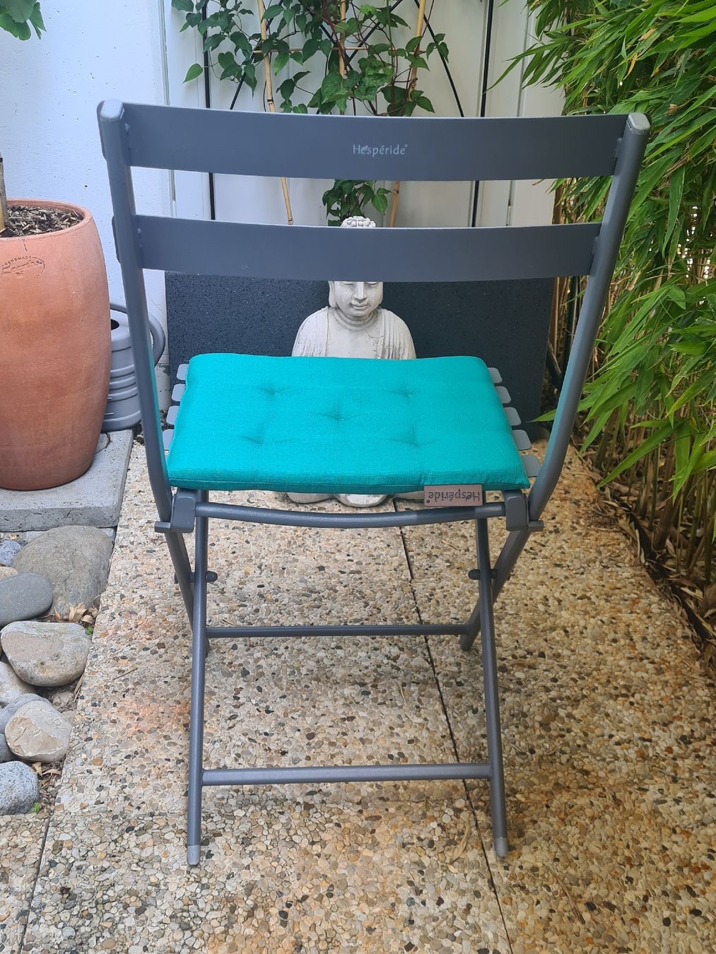 Chaises: Deux chaises Anthracite+2 Coussins/ MARQUE "HESPÉRIDE" – Neuf (Voir description) à Etoy par MyStyleMyMode 8