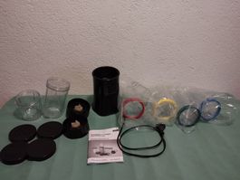 Kompaktes 17-teiliges Standmixer-Set, 400 Watt, NEU