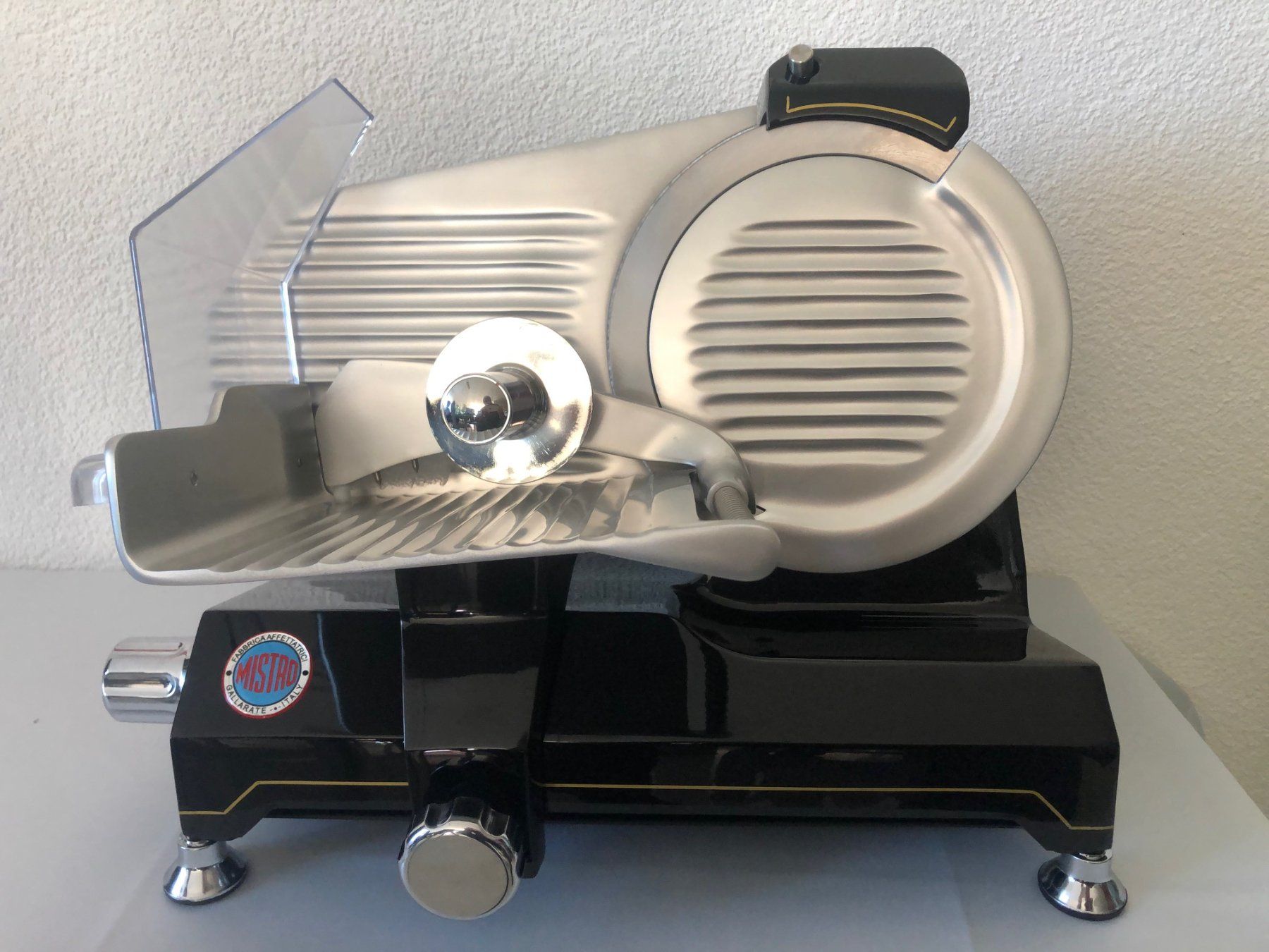 Elettrodomestici da cucina: Trancheuse / Affettatrice Mistro GS 220 Spécial CE Nera – Nuovo e nell'imballaggio originale da Pfaeffikon-ZH venduto da Alea6 6