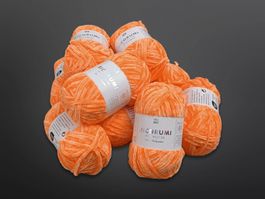 RICO Design flauschiges Garn Neon Orange 10 Stk.