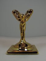 Rolls Roys Figur goldfarben als Kühlerfigur, Dekoration
