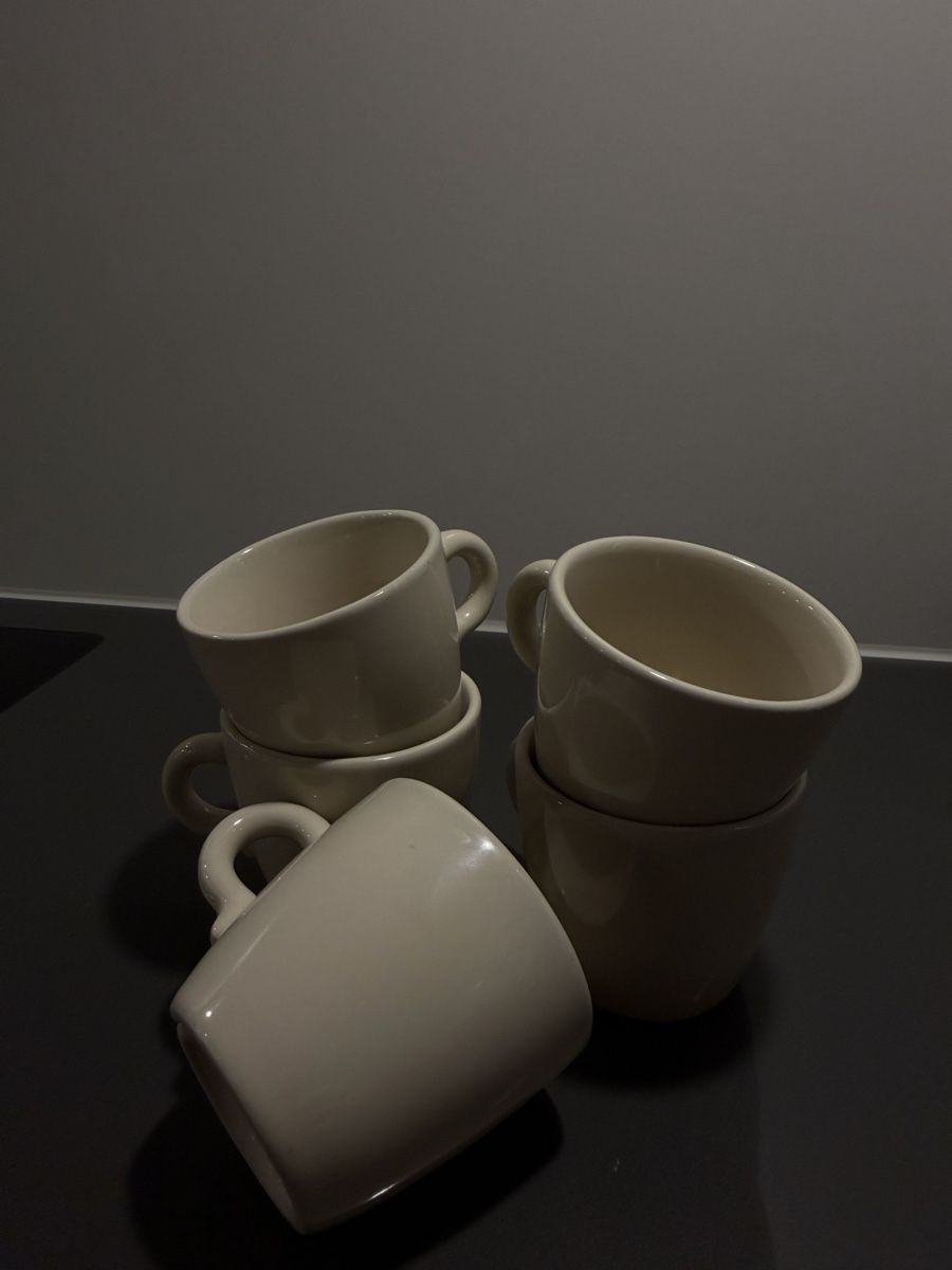 Tazze: 8 Espresso-/Kaffeetassen beige – Nuovo (secondo la descrizione) da Zürich venduto da LuanaParroni_2000