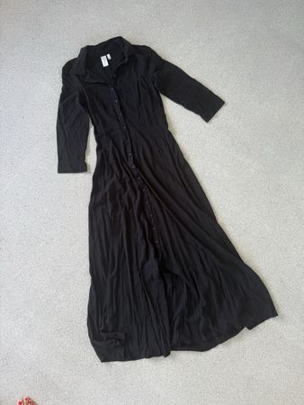 Y.A.S schwarzes Maxikleid Gr. S, leicht und luftig, perfekt 
