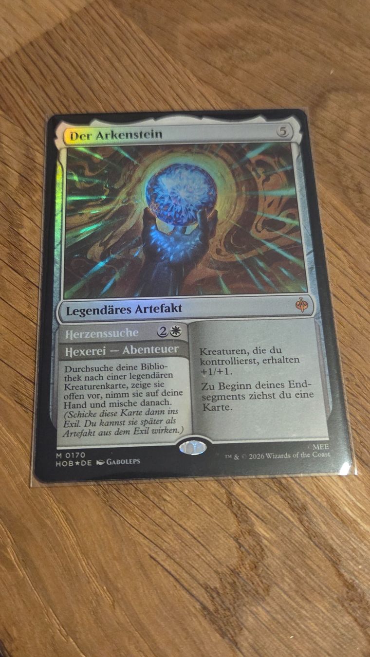 Magic The Gathering Sammelbilder & Trading cards: Mtg Der Arkenstein, FOIL – Neu (gemäss Beschreibung) aus Buchs SG von Remomoses