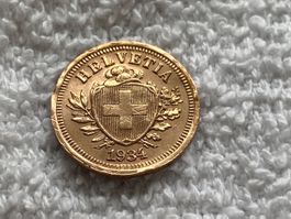 1 centime/rappen 1934