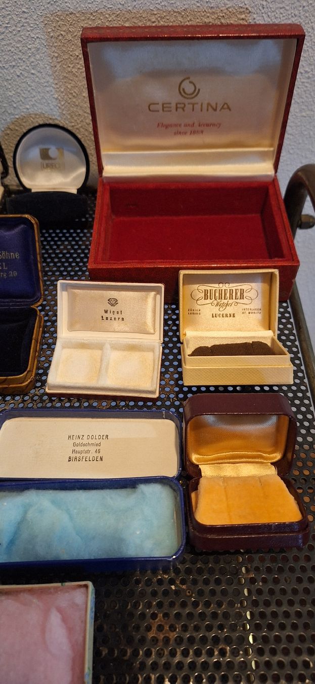 Dosen: Konvolut antike Schmuck-Schatullen/Kästchen – Gebraucht aus Emmenbrücke von abu_9mj8 1