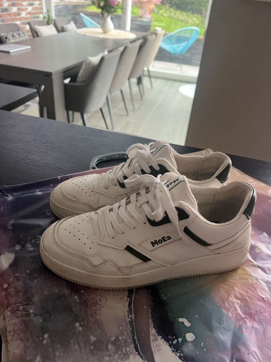 Moea Herrenschuhe: MoEa vegan sneakers white/green – Gebraucht aus Villars-Ste-Croix von Maaaat 1