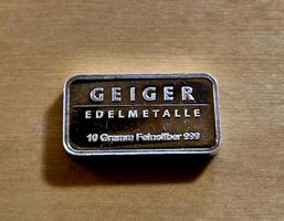  10 Gramm Feinsilber 999 Schloss Güldengossa