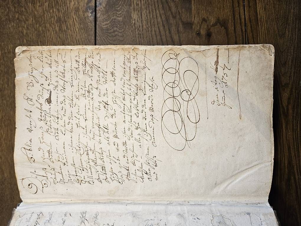 Libri: Bibel aus 1745 – Usato da Buttwil venduto da 1743Broenni 1