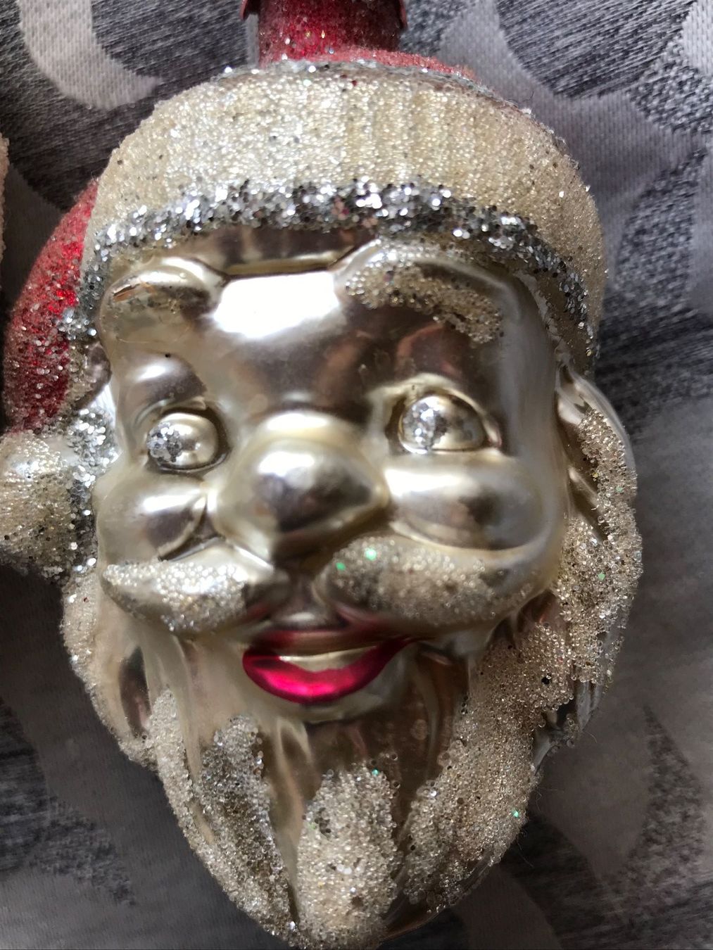 Alle Dekorationen: 3 Weihnachtsmann - Köpfe Kopf Christbaumschmuck – Neu und originalverpackt aus Alpnach Dorf von marvo 5