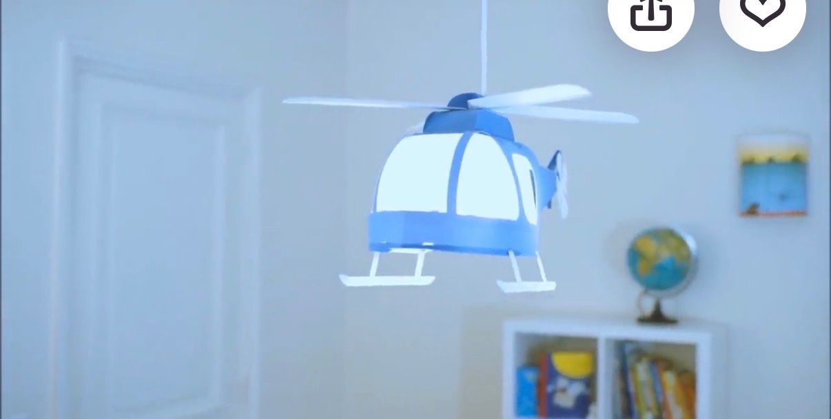 Lampadari & plafoniere: Helikopter-Hängelampe – Usato da Naters venduto da Zelja88 1