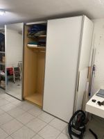 Kleiderschrank Weiss mit Spiegel Türen B:250cm H:220cm T: 65