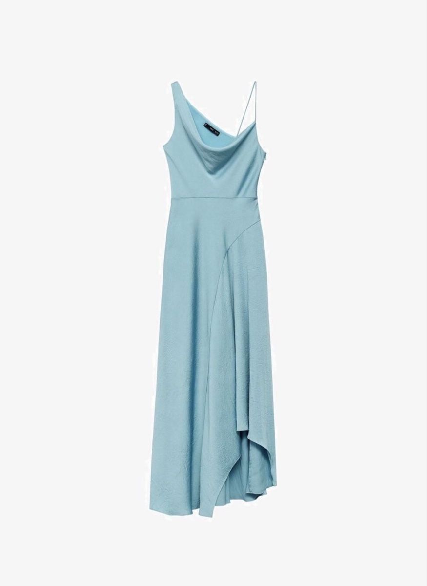 Mango Vestiti: Kleid Mango blau asymmetrisch lang – Nuovo (secondo la descrizione) da Wabern venduto da Viktoria_bern 6