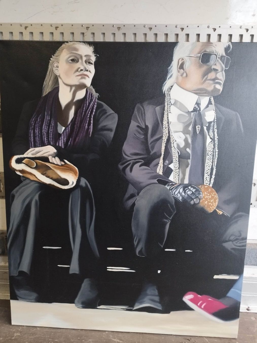 Dipinti: Grossformatbild von Marcella Lassen the catwalk burger 2008 – Usato da St. Gallen venduto da Hillsong