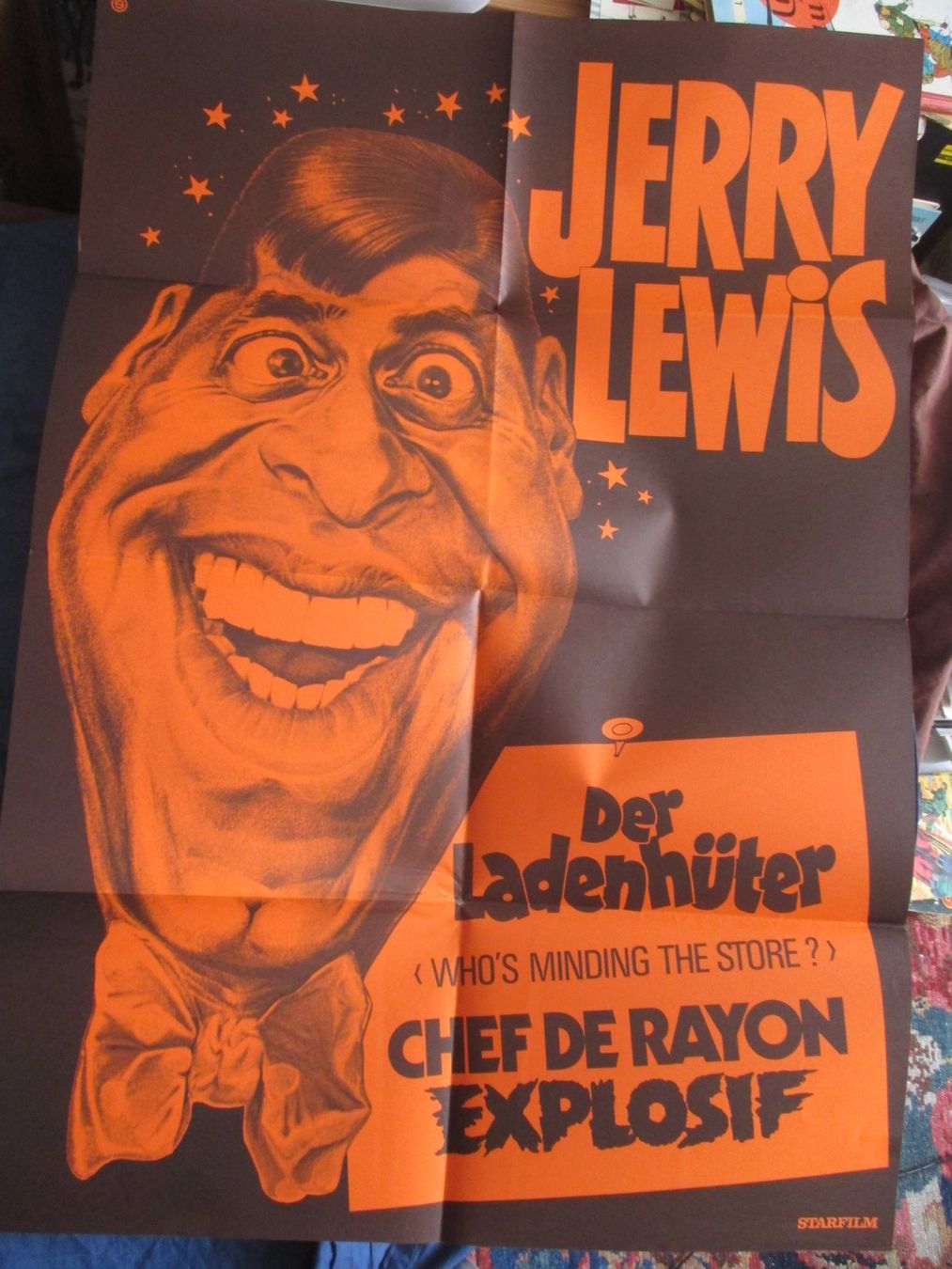 Poster & Bilder: affiche Jerry Lewis  Chef de rayon explosif - Der Ladenhüter – Gebraucht aus Colombier NE von Nevenma