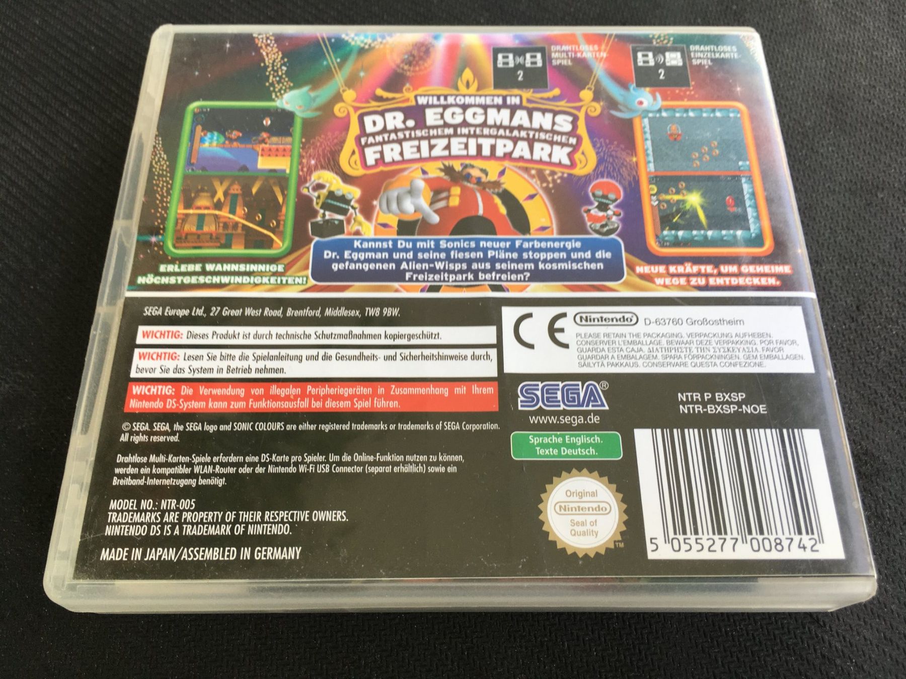 Nintendo Giochi: Sonic Colours - Nintendo DS – Usato da St.Gallen venduto da sjosjo 1