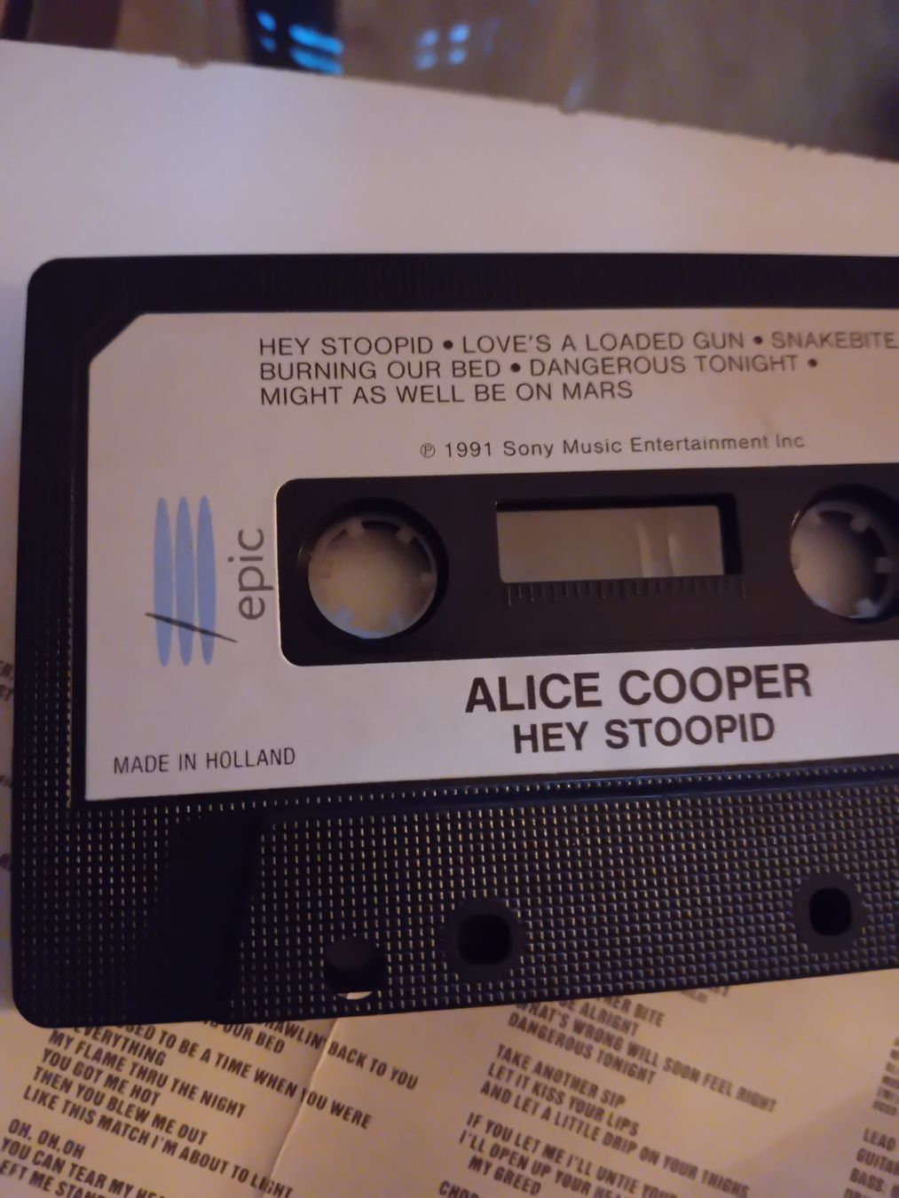Musicassette: MC ALICE COOPER Hey Stoopid 1991 – Usato da Biasca venduto da Old_6blh 5
