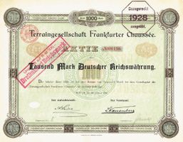 Terraingesellschaft Frankfurter Chaussee, Berlin - 1896