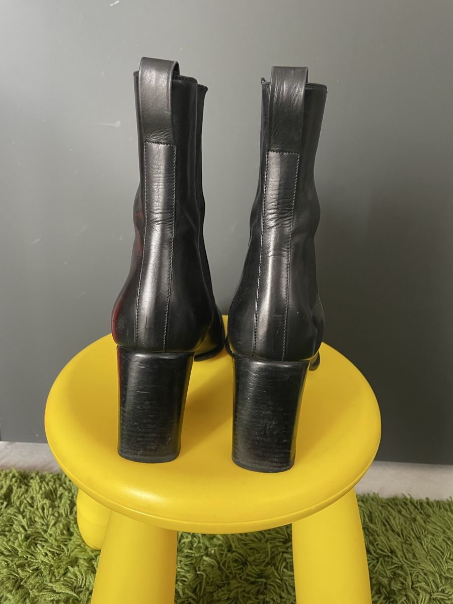 Gucci Damenschuhe: GUCCI Black Leather Ankle Boots - Size 41 – Gebraucht aus sonvico von Ptequila 1