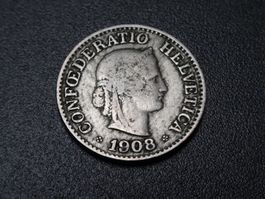 Schöner 10 Rp. 1908 ab Fr. 2.--