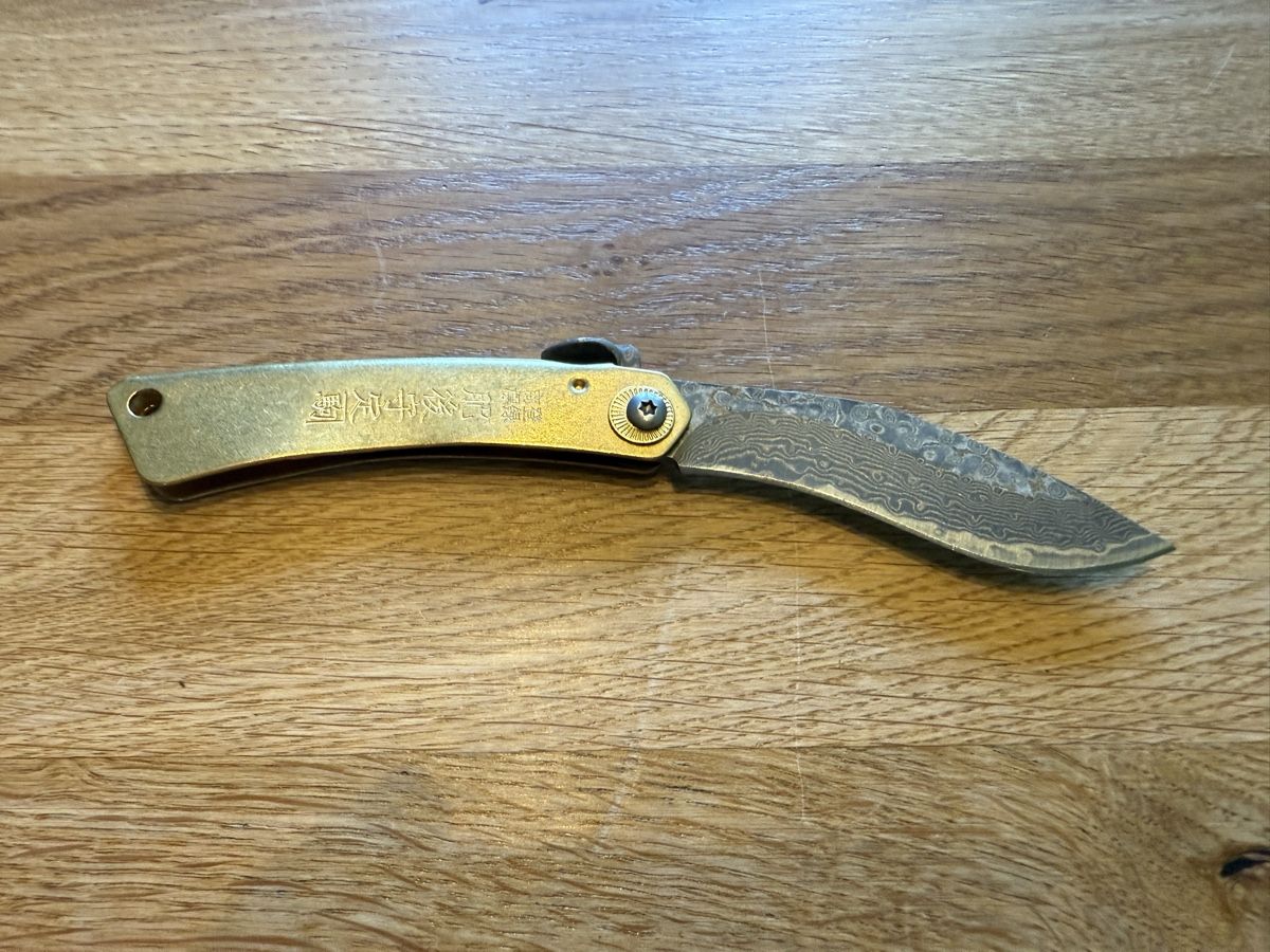 Coltelli tascabile: Higonokami Klappmesser damast – Nuovo e nell'imballaggio originale da Goldingen venduto da Thomas.Perrin