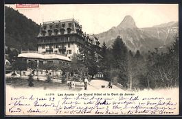 Les Avants, le Grand Hotel et la dent de
