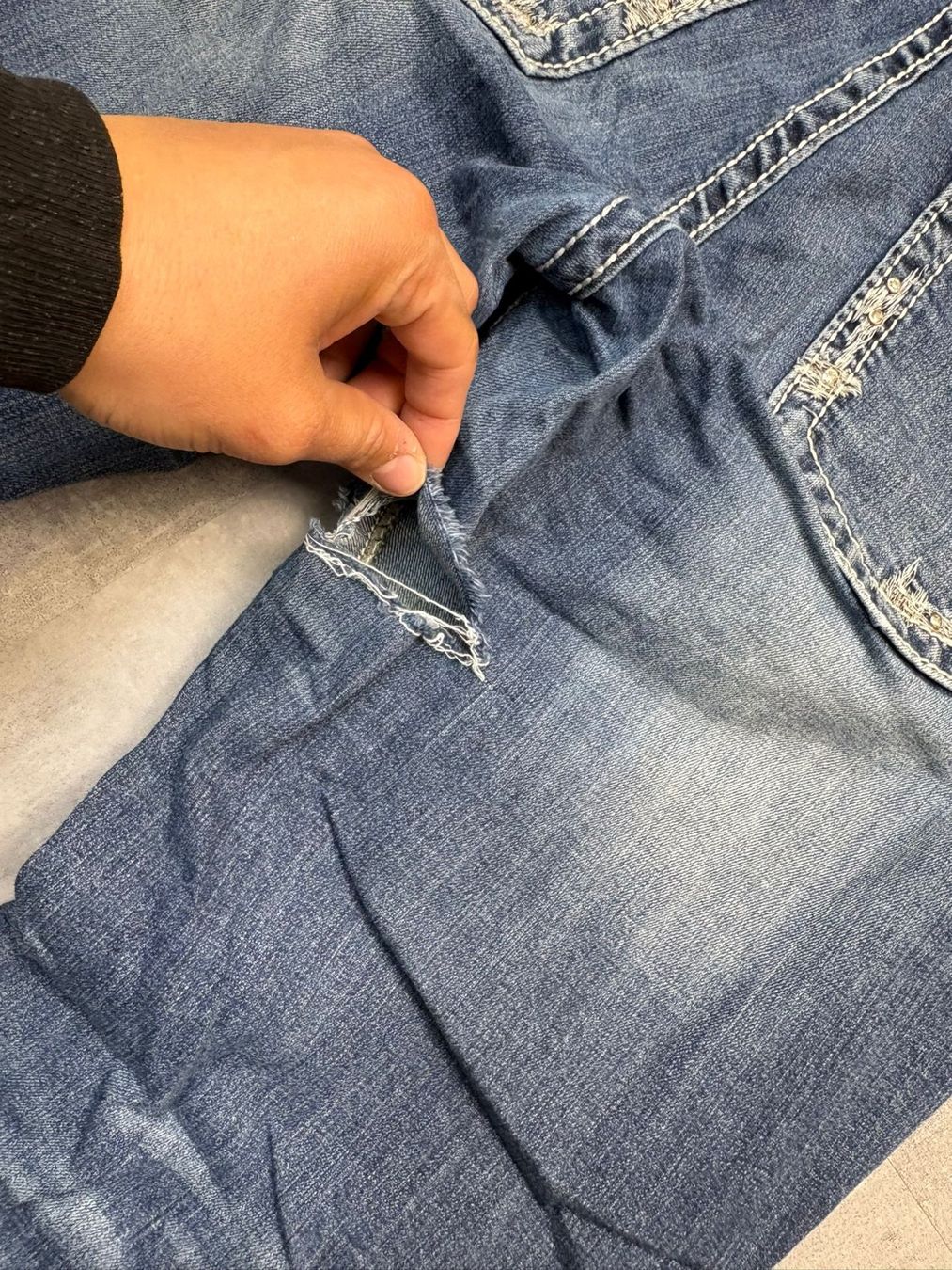 Jeans: Miss Me Bootcut Flared Jeans - Grösse L/29 – Usato da Werdenberg venduto da hase.vintage 5