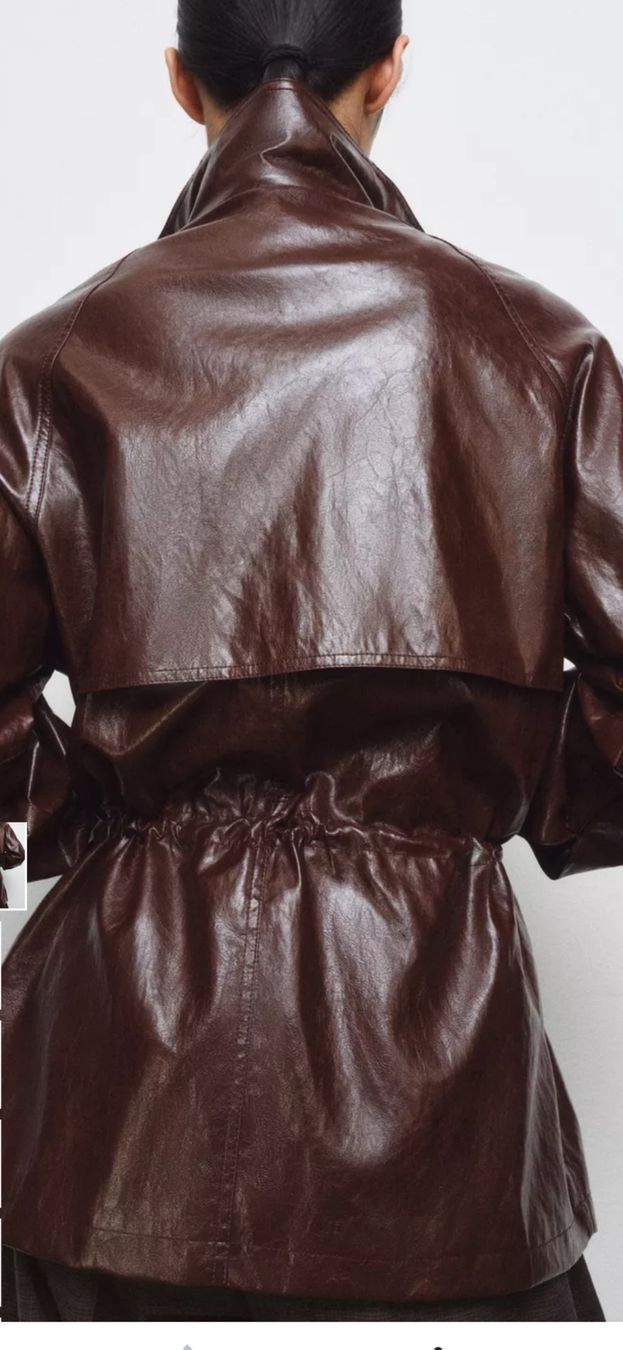 Zara Giacche: Zara Jacke Oversize im Lederlook, Gr. S Braun – Nuovo (secondo la descrizione) da Ebmatingen venduto da Mistelu 3
