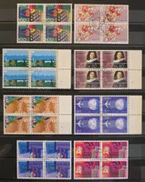 Schweiz 1998 EUROPA, Pro Patria, Sport 8x 4er-Blöcke CTO