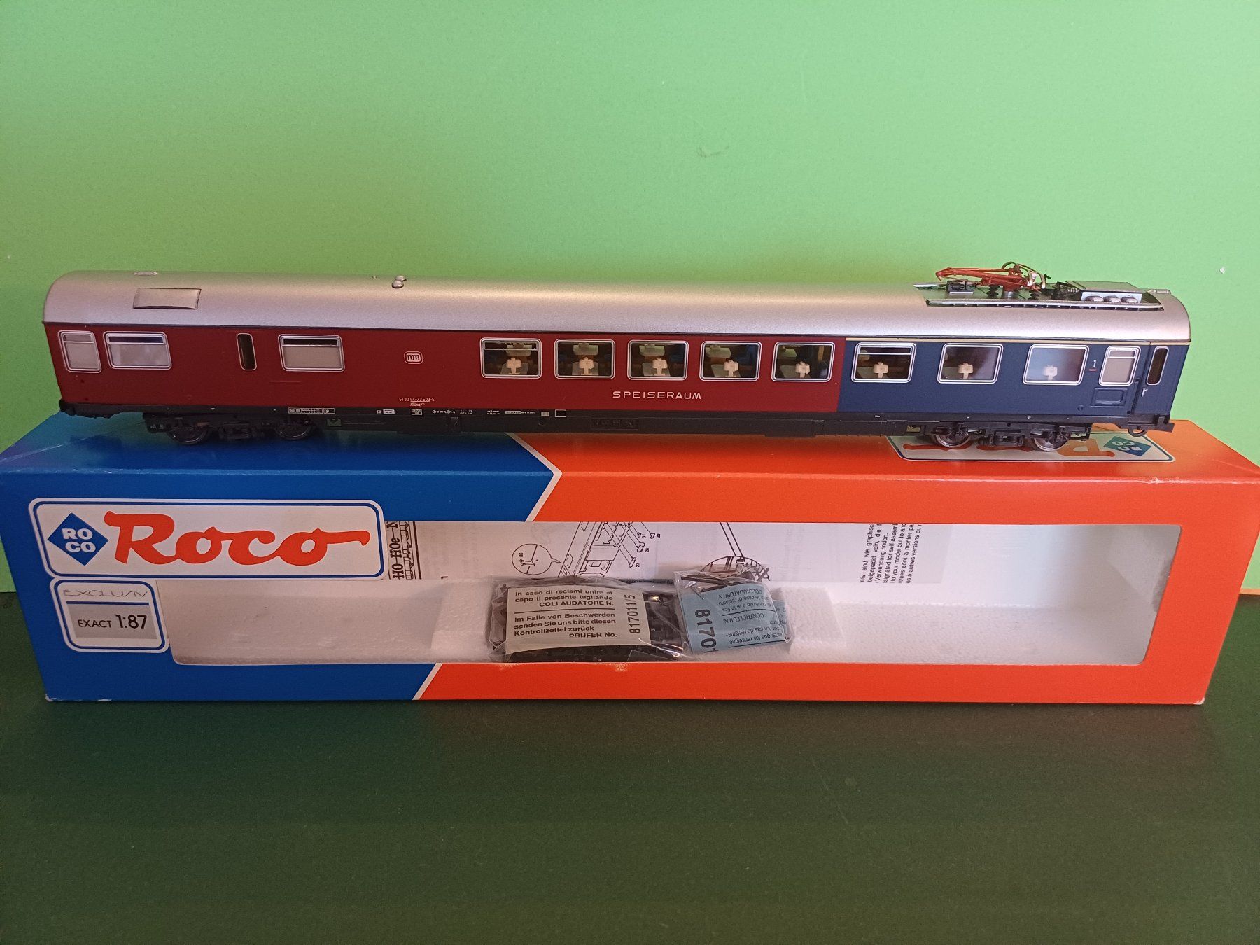 Roco Modellini di ferrovie: Speisewagen "Kakadu" der DB – Usato da Bassersdorf venduto da darki77